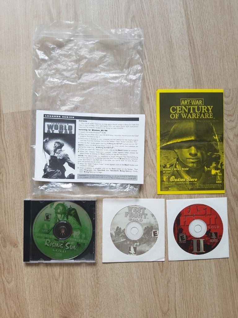 Talonsoft's World at War PC bundel van drie spellen, Gebruikt, Verzenden, 1 speler, Strategie en Constructie