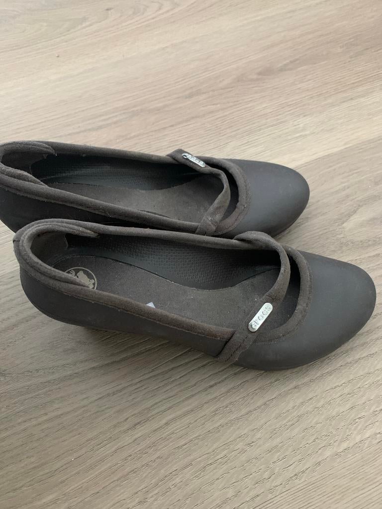 Crocs Ballerina's - Comfortabele Instappers, Kleding | Dames, Schoenen, Ophalen of Verzenden, Gedragen, Bruin, Ballerina's