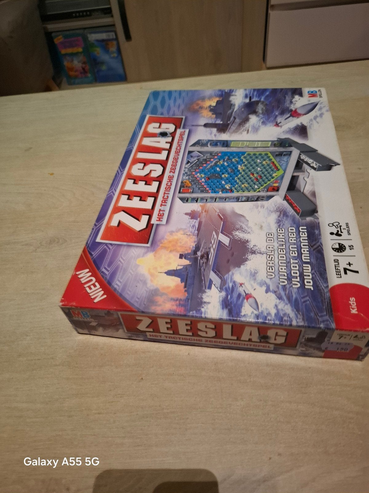 Zeeslag: Het Tactische Zeegevechtspel - Zo goed als nieuw, Hobby en Vrije tijd, Consumentenservice@hasbro.nl, MB Spellen, Een of twee spelers
