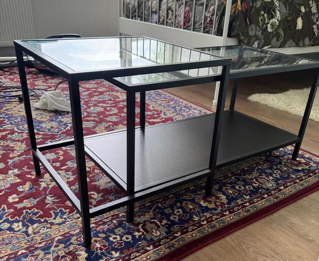 Bijzettafel, Minder dan 50 cm, 50 tot 100 cm, Ophalen of Verzenden, Rechthoekig