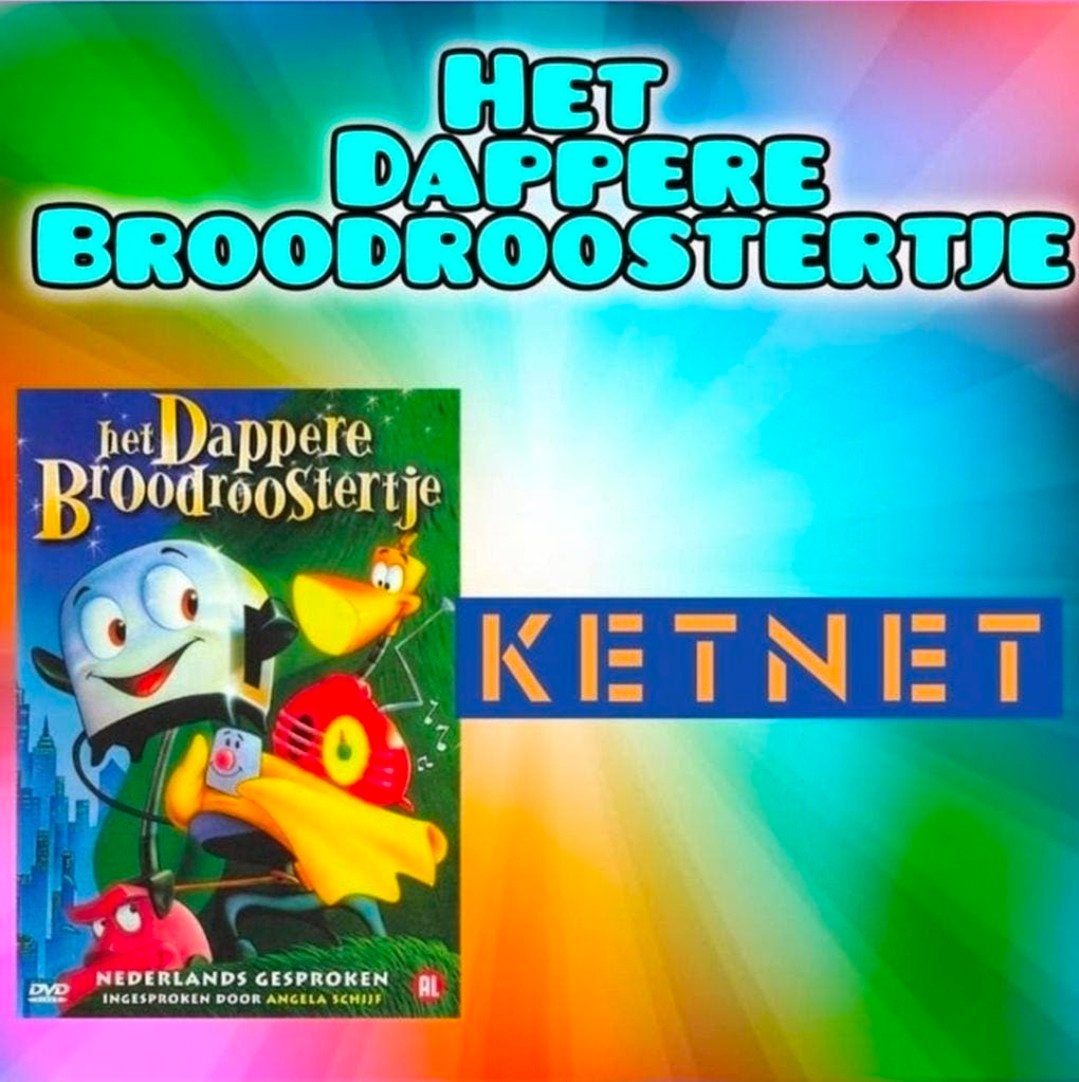 Het Dappere Kleine Broodroostertje opgenomen van tv. Ketnet, Gebruikt, Tekenfilm, Alle leeftijden, Ophalen of Verzenden
