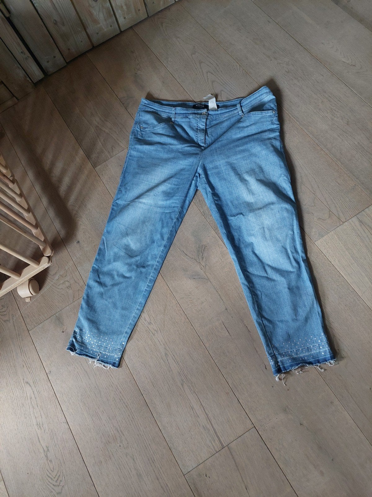 Robell Elena Jeans Maat 46 met Pailletten, Kleding | Dames, Blauw, Overige jeansmaten, Ophalen of Verzenden, Robell