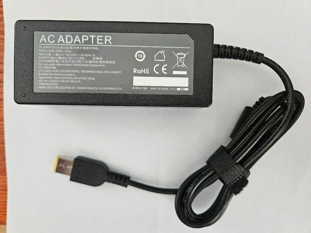 Lenovo Laptop AC Adapter 65W Square, Computers en Software, Laptop-opladers, Ophalen of Verzenden, Nieuw, Lenovo