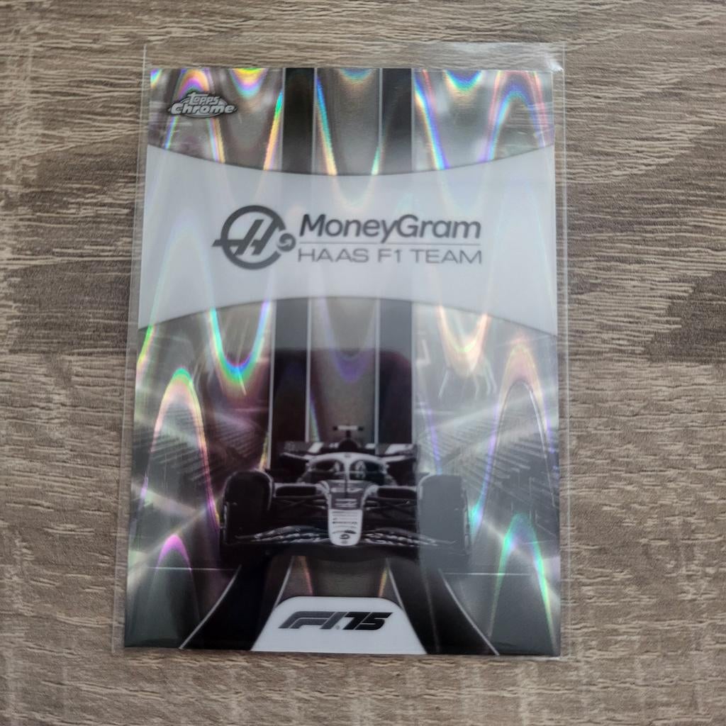 Haas F1 Team Topps Chrome 2025 Logo Raywave, Ophalen of Verzenden, Nieuw, Formule 1