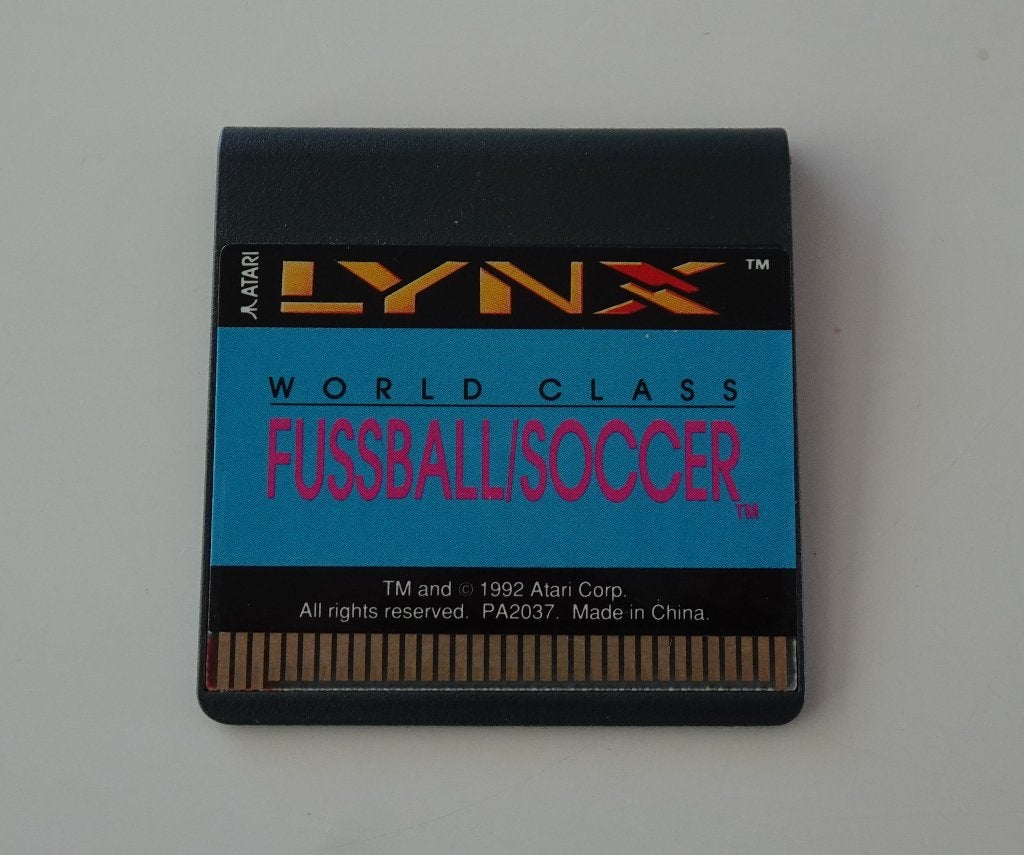 World Class Fussball / Soccer voor Atari Lynx, Ophalen, Atari Lynx, Overige genres, 1 speler
