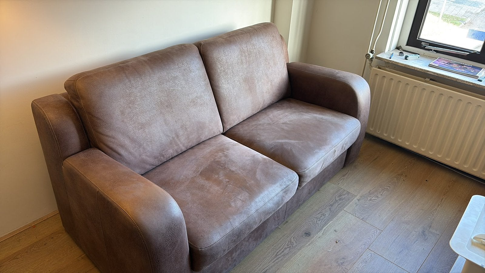 Keurig nette goed onderhouden bankstel, Ophalen, 150 tot 200 cm, Tweepersoons, 75 tot 100 cm