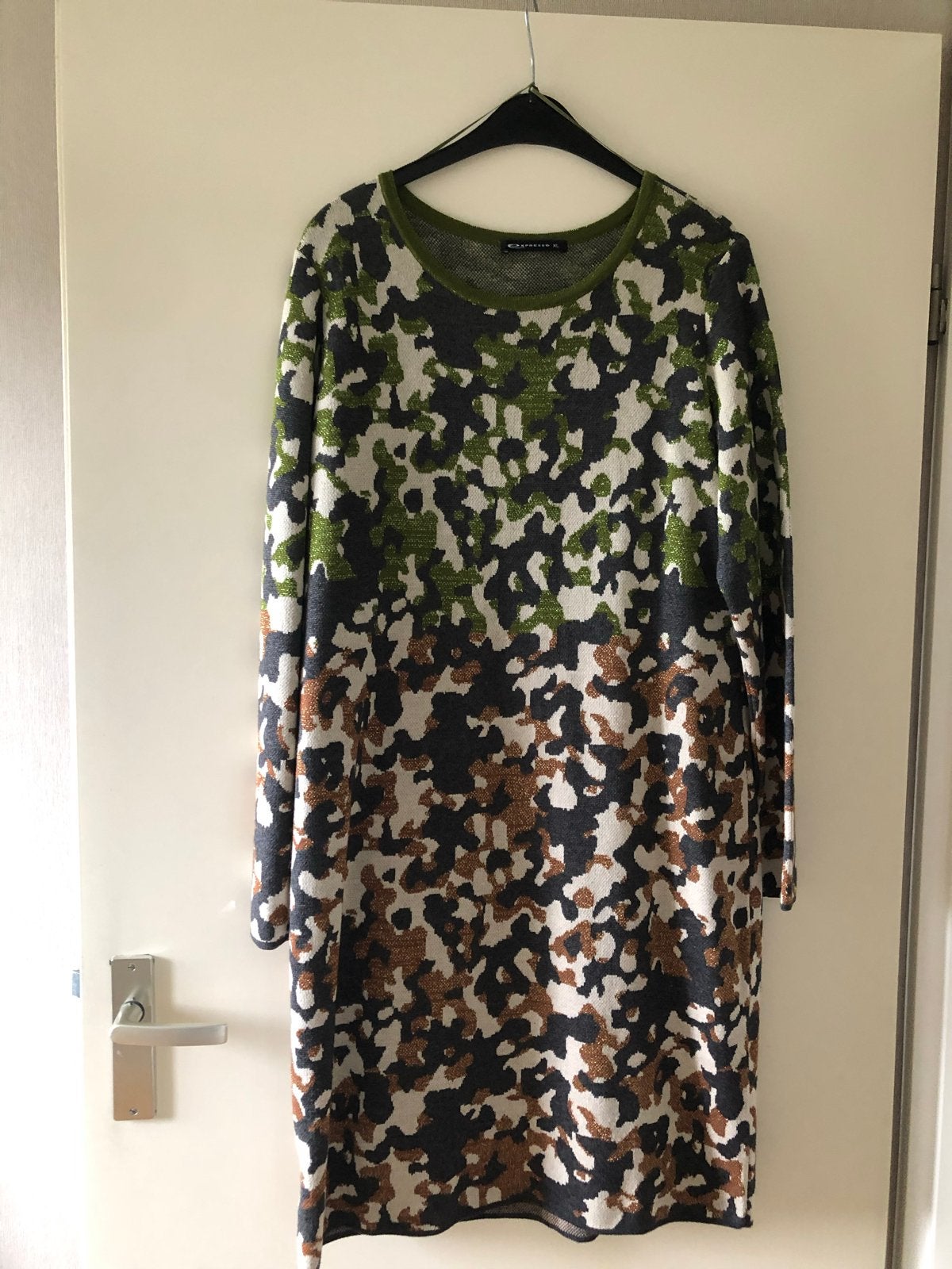 Expresso jurk met camouflageprint, maat XL, Meerkleurig, Maat 42/44 (L), Ophalen of Verzenden, Zo goed als nieuw