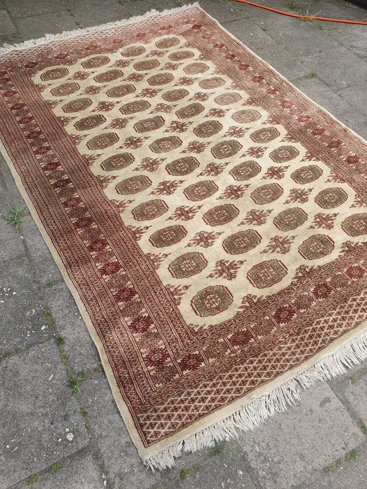 Perzisch tapijt 200x135 cm., Gebruikt, 100 tot 150 cm, Ophalen of Verzenden, Pakistan