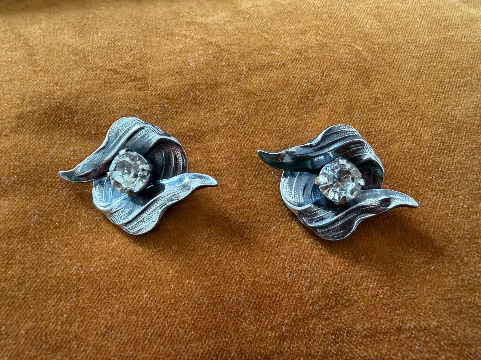 Unieke vintage artdeco clips oorbellen 4 cm, Ophalen of Verzenden, Zo goed als nieuw, Overige materialen