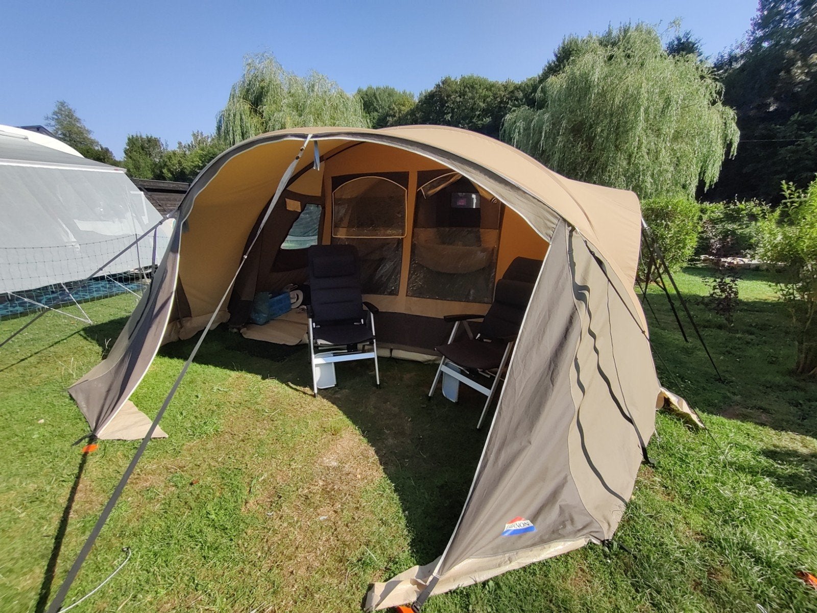 Cabanon vouwwagen Neptune, Ophalen, Beige, Cabanon, Aanwezig