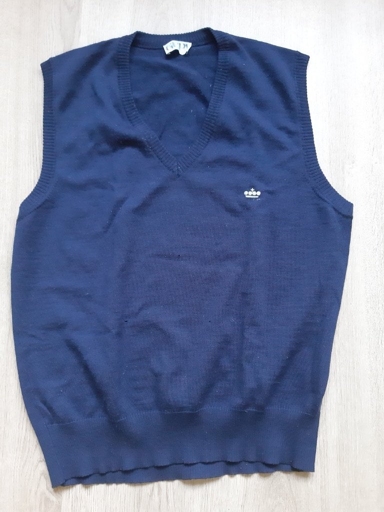 Vintage spencer/slip-over KLM cabine personeel 1990's, Verzenden, Gebruikt, Overige typen