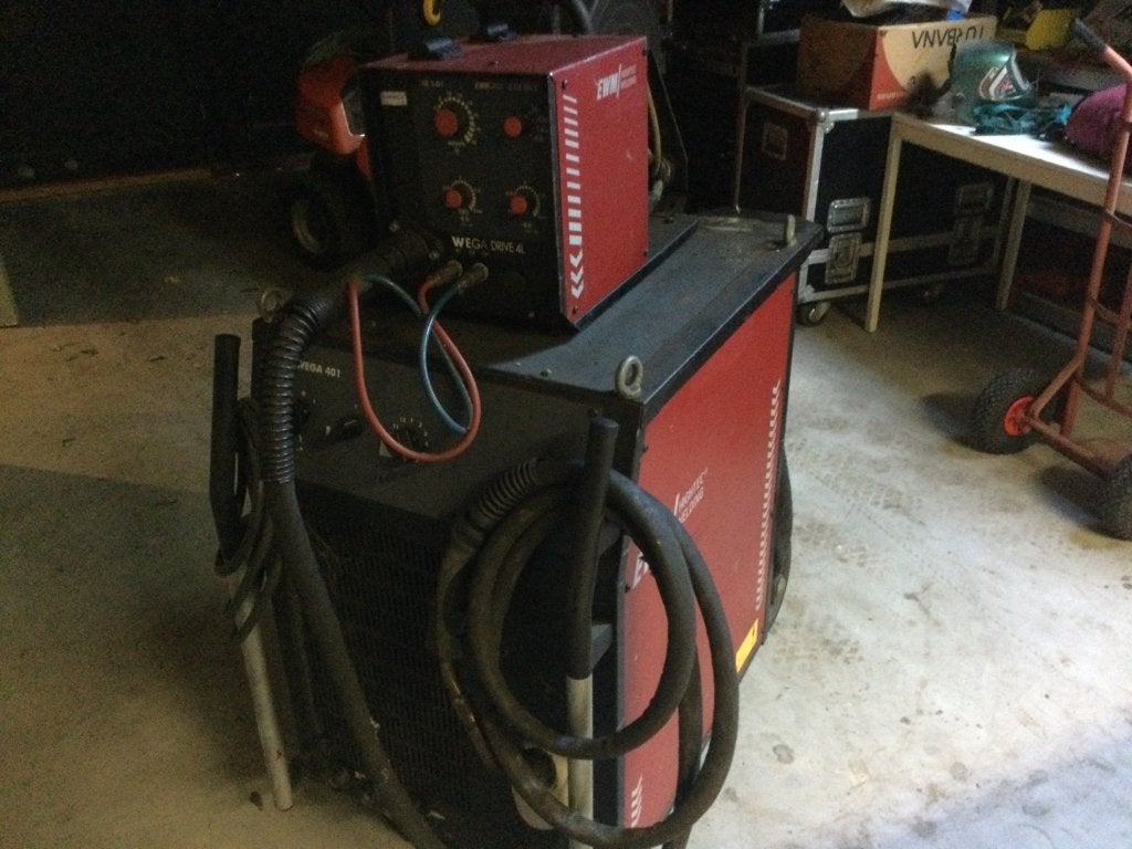 Lasapparaat EWM WEGA 401, Ophalen, Gebruikt, 250 ampère of meer, Co2