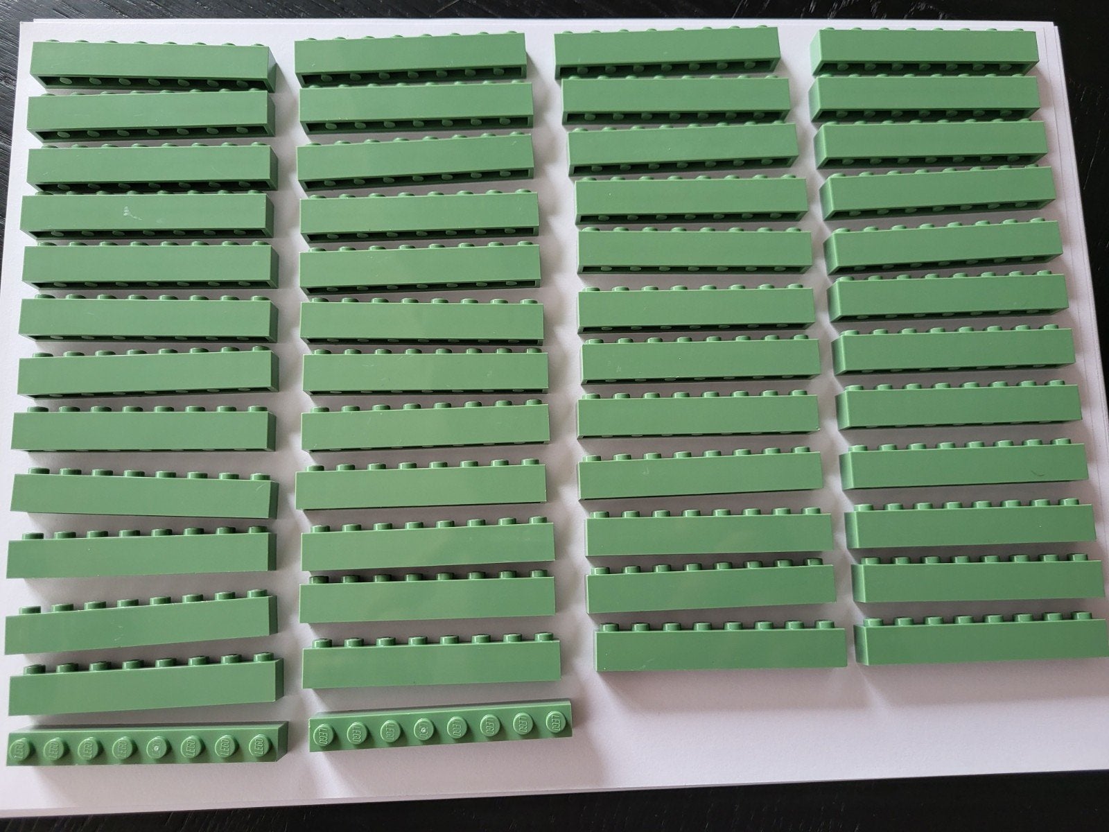 Lego 3008 6577789 1x8 sand green voor bv 10185 Green Grocer, Ophalen of Verzenden, Nieuw, Losse stenen, Lego