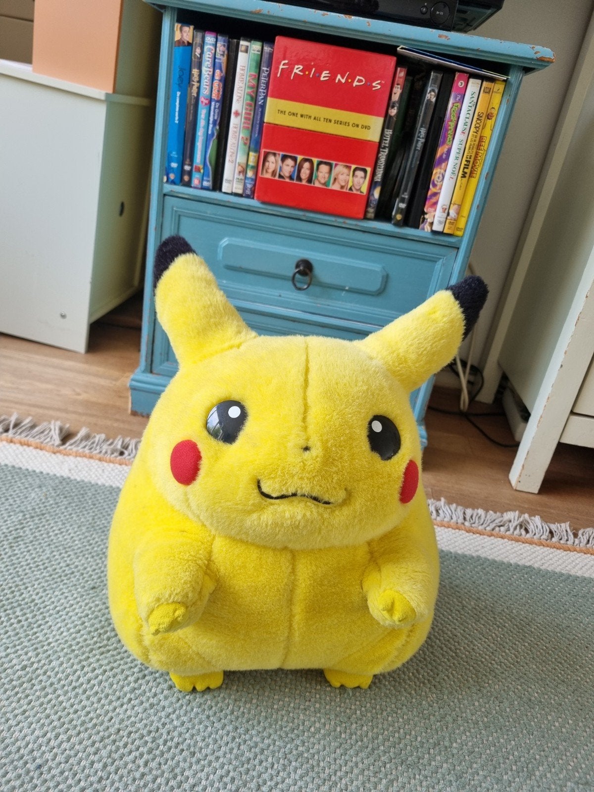 Vintage zware Pikachu Pokémon knuffel 40cm Nintendo, Gebruikt, Geel, Overige typen, Ophalen of Verzenden