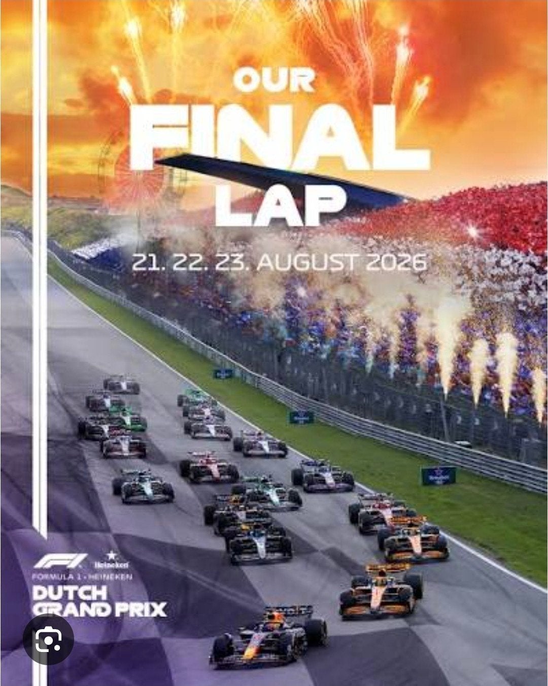 Formule 1 Zandvoort 2026 weekend passé partou, Eén persoon, Meerdaags