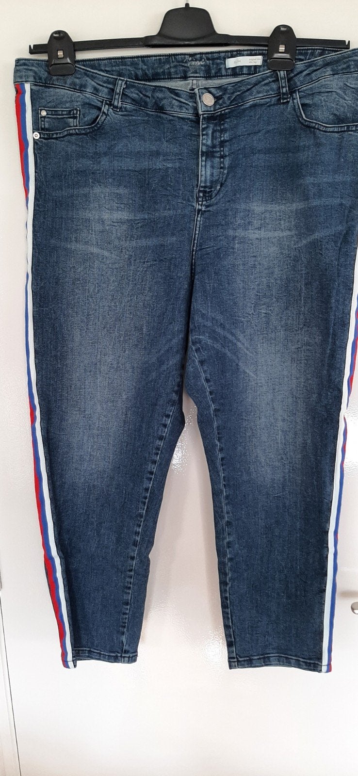 Miss etam jeans, Blauw, Maat 46/48 (XL) of groter, Ophalen of Verzenden, Zo goed als nieuw