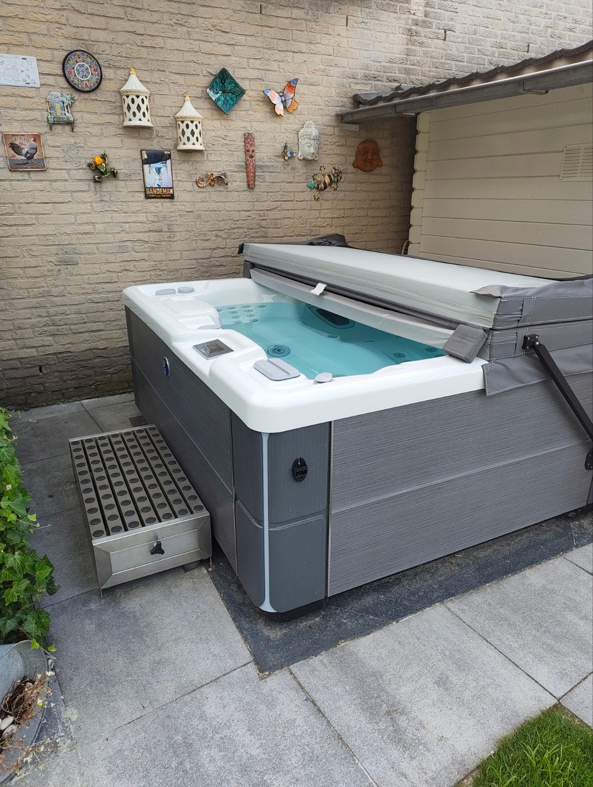 RVS opstapje, Tuin en Terras, Bubbelbaden en Hottubs, Ophalen