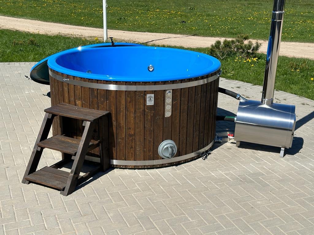 Luxe hottub, ZELF SAMEN STELLEN!  ( nieuw), Tuin en Terras, Ophalen of Verzenden, Nieuw, Trap