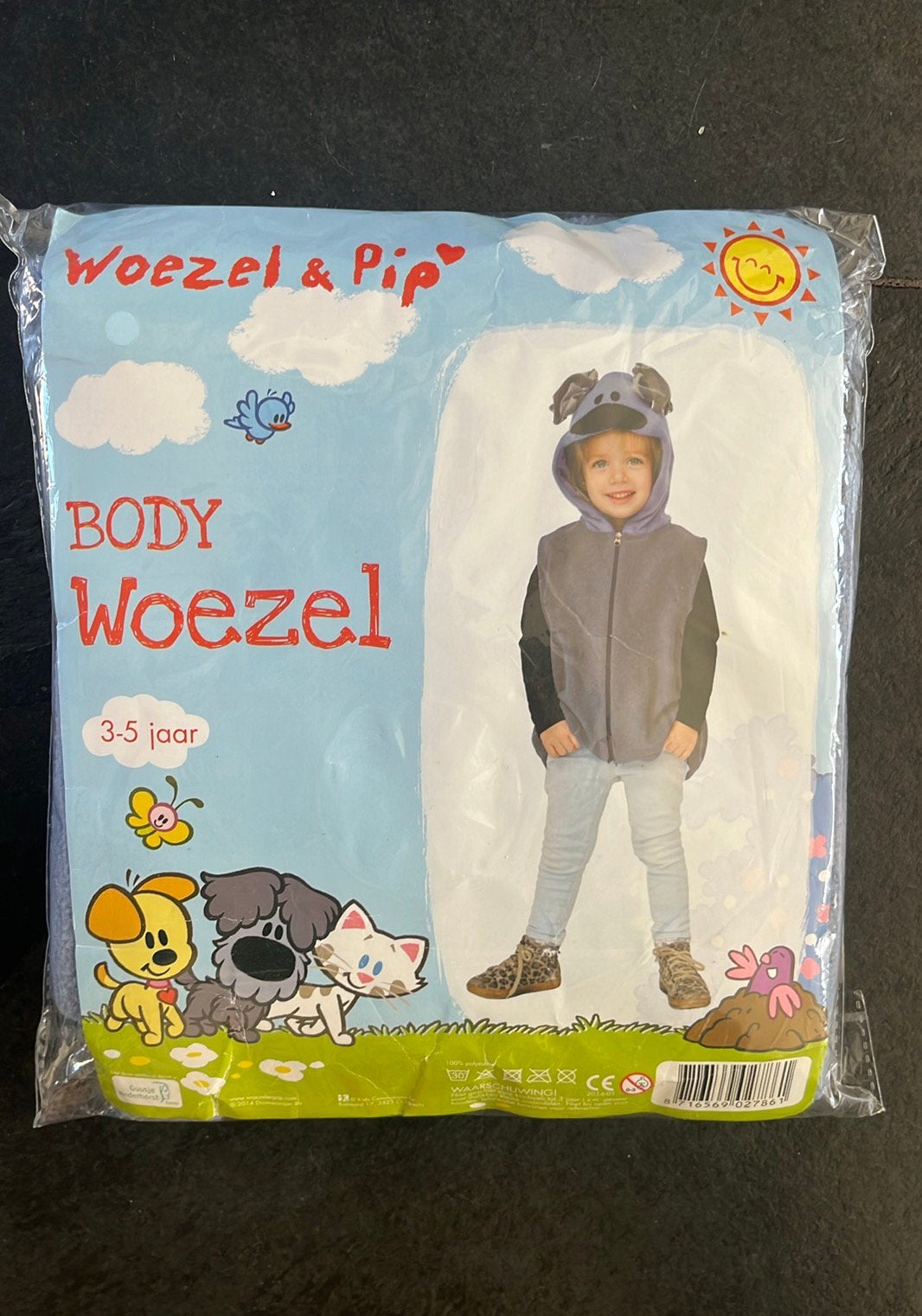 Woezel & Pip body - verkleedkleren, Kinderen en Baby's, Ophalen of Verzenden, Nieuw, 104 of kleiner, Jongen of Meisje