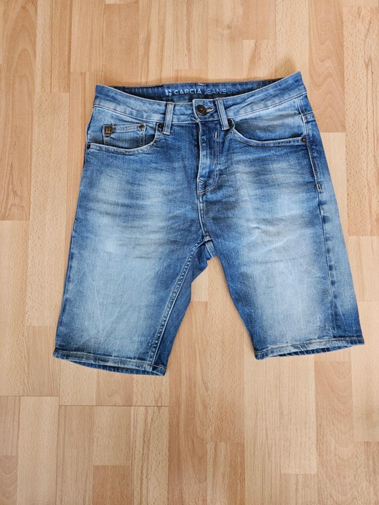 Garcia Jeans Korte Broek Russo Regular Fit Maat 28, Kleding | Heren, Spijkerbroeken en Jeans, W32 (confectie 46) of kleiner, Ophalen of Verzenden