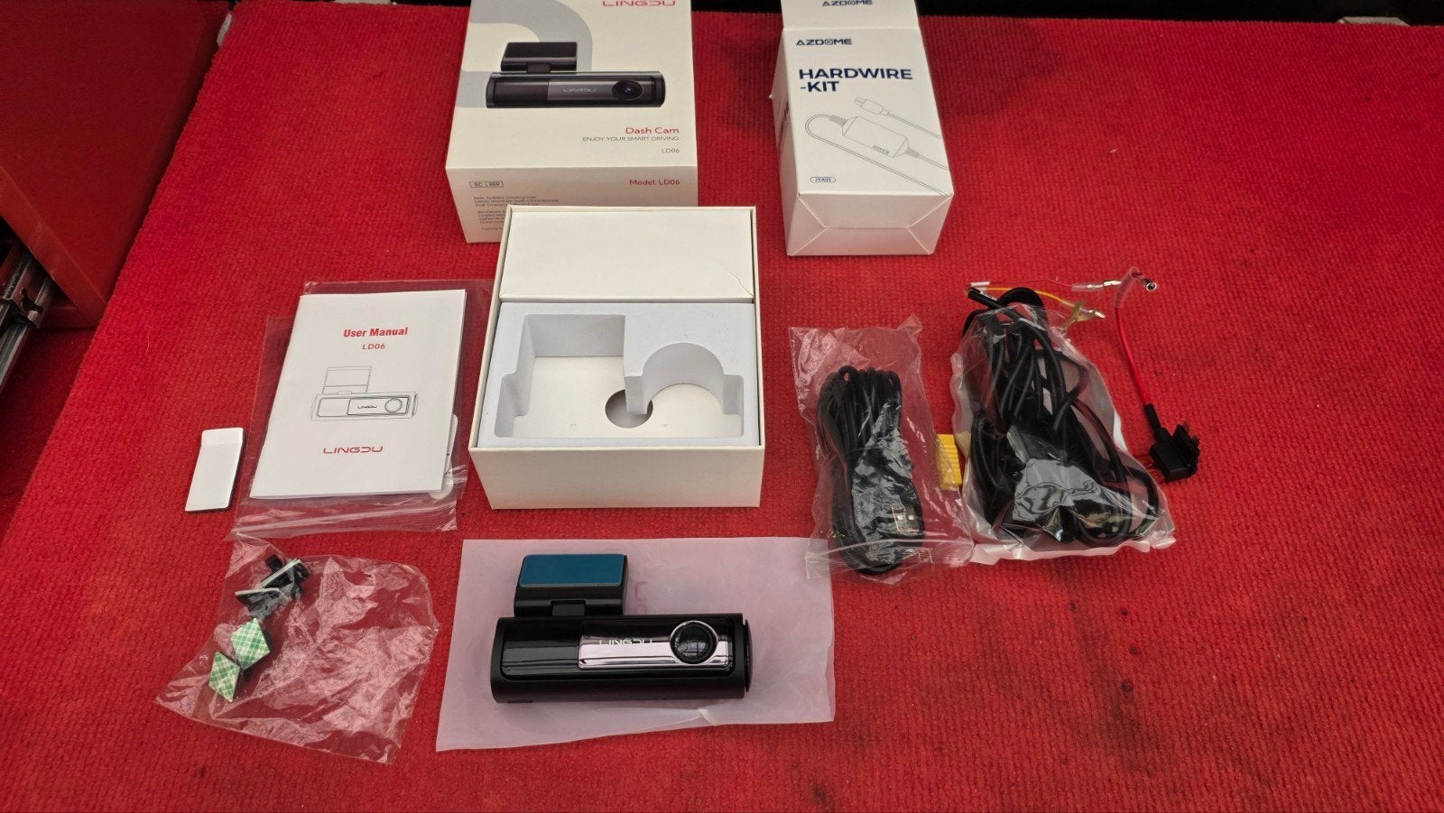Nieuw, Lingdu LD06 5K, Dashcam met 64GB Micro SD kaart, Auto diversen, Ophalen of Verzenden, Nieuw