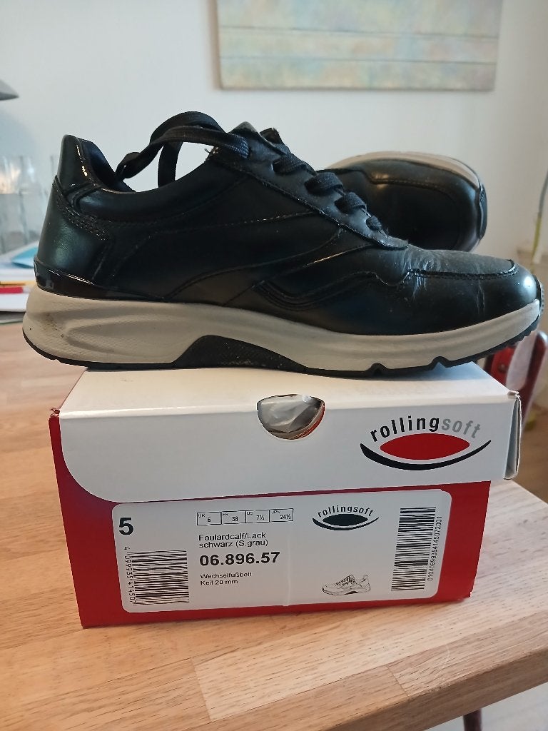 rolling soft schoenen, Zwart, Rolling soft, Ophalen, Sneakers of Gympen