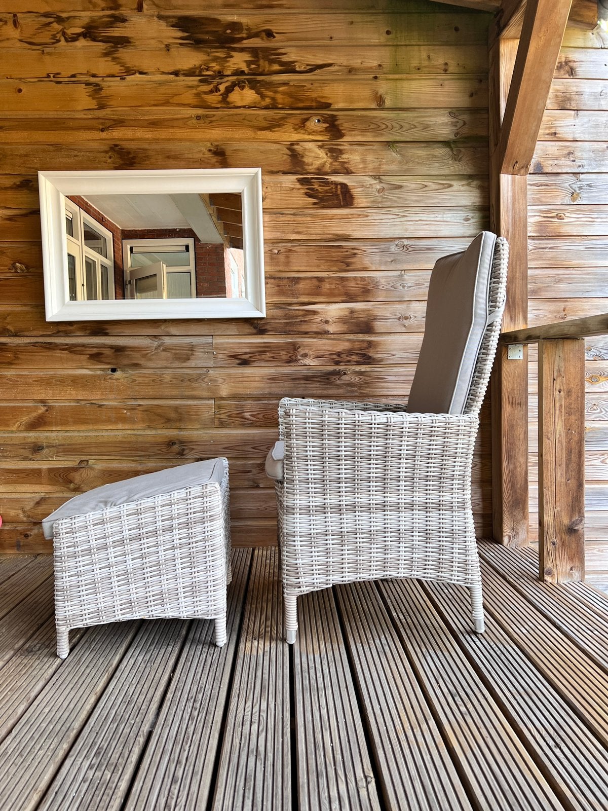 2 verstelbare Gardena Impressions stoelen, Ophalen, Zo goed als nieuw, Wicker