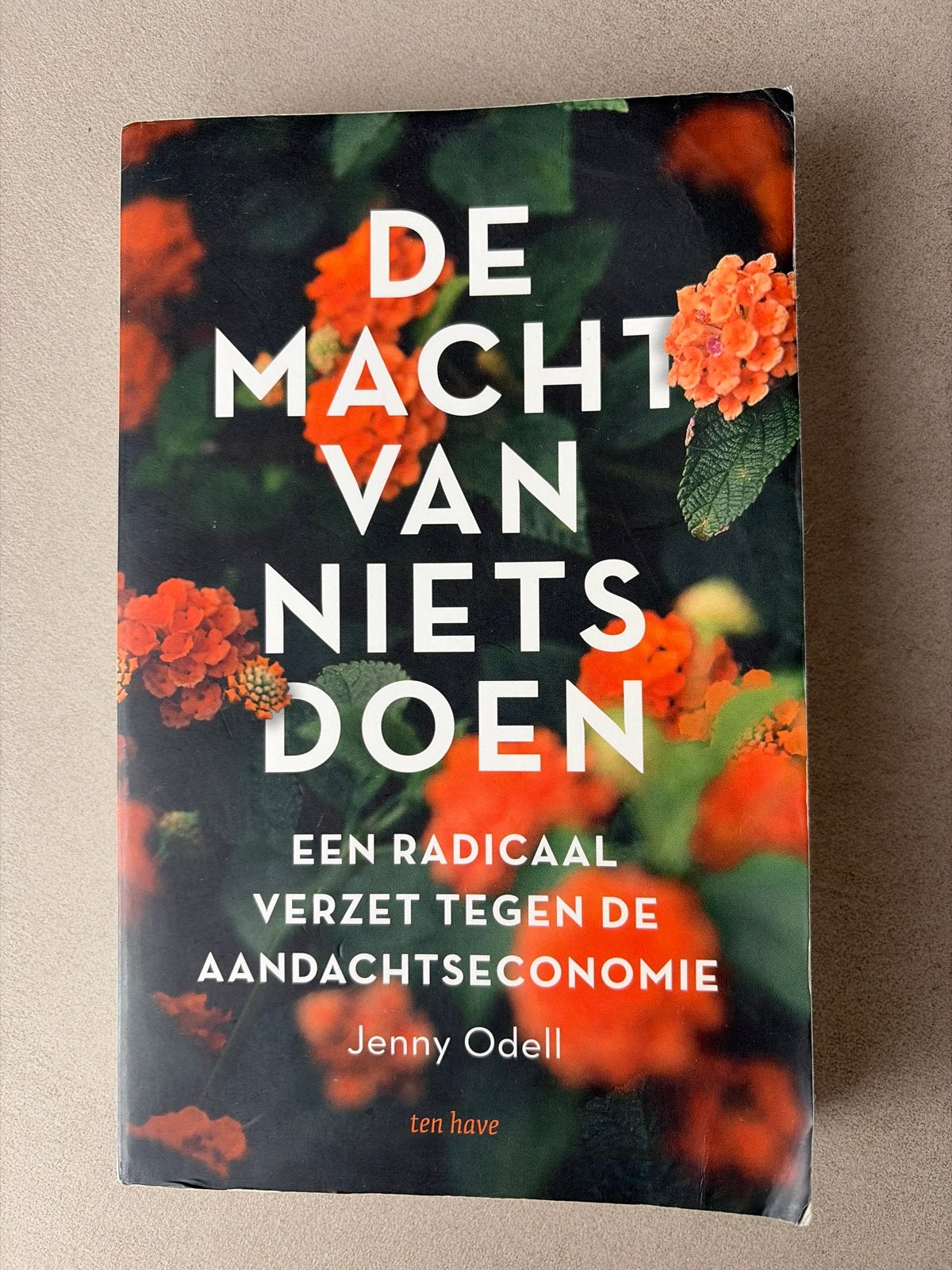 De Macht van Niets Doen - Jenny Odell (Barack Obama), Ophalen of Verzenden, Zo goed als nieuw, Nederland