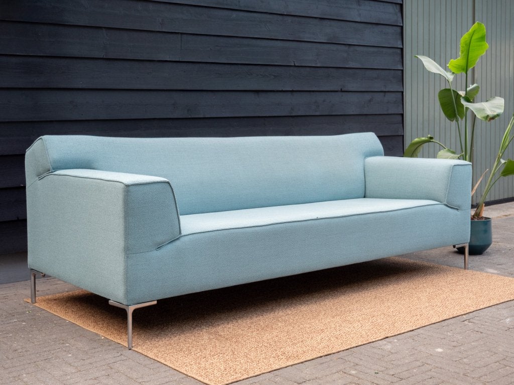 Design on Stock Bloq | 3-zits Design bank | Blauw, Gragtmansstraat 1 5145 RA Waalwijk, Gebruikt, 75 tot 100 cm, Ophalen of Verzenden