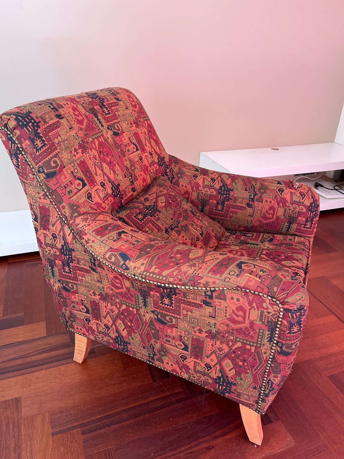 Comfortabele fauteuil., Ophalen, Gebruikt, 75 tot 100 cm, Stof