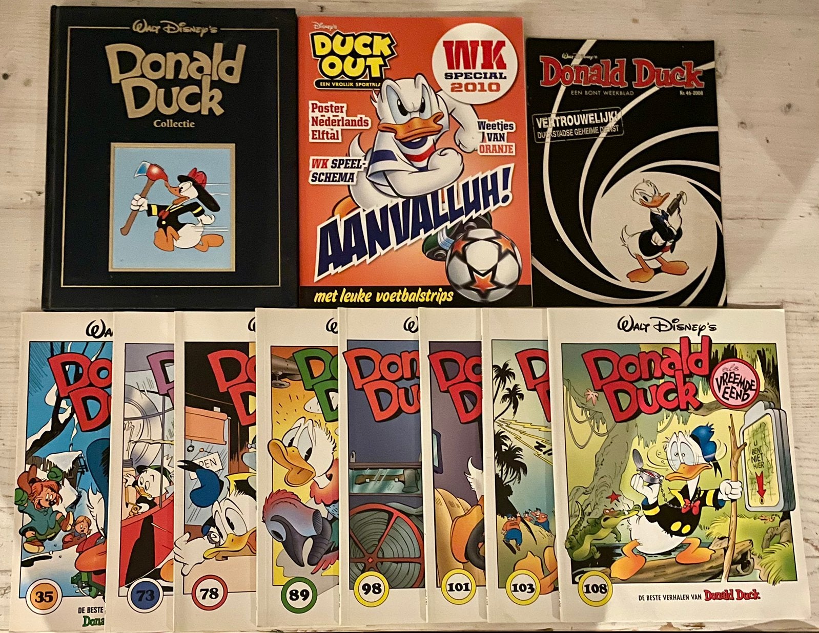 Mooi Donald Duck pakket stripboeken! 11 stuks voor maar €10!, Meerdere stripboeken, Ophalen of Verzenden, Zo goed als nieuw