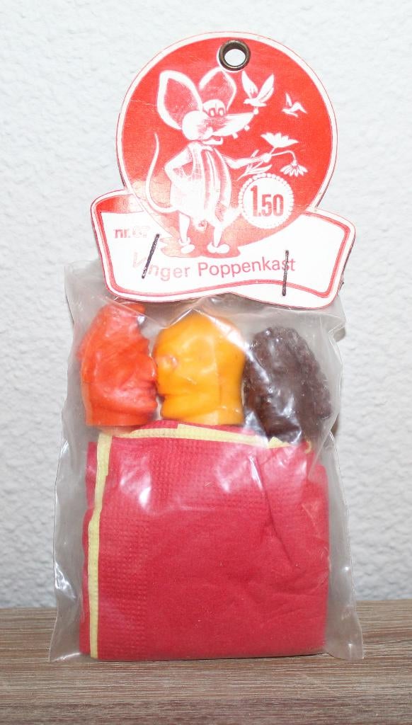 Vintage vinger poppenkast spel, Antiek en Kunst, Ophalen of Verzenden