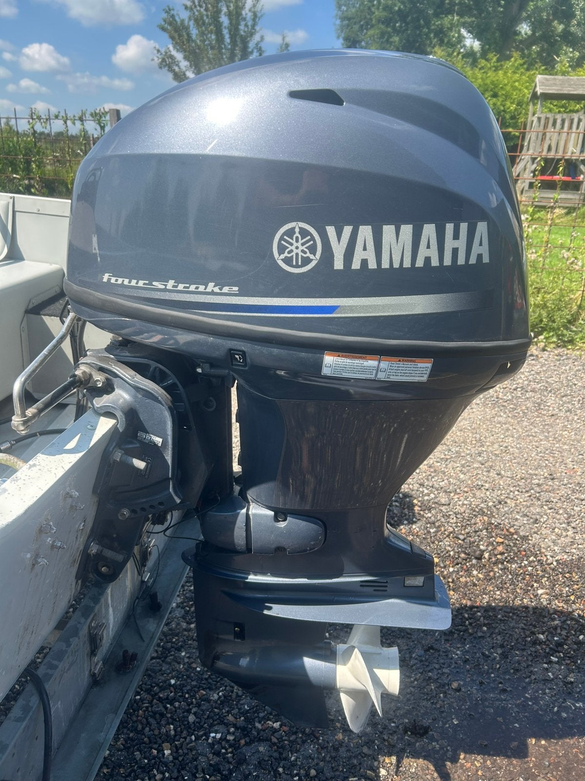 40 pk yamaha kortstaart met powertrim, Ophalen, Zo goed als nieuw, Viertaktmotor, 30 pk of meer