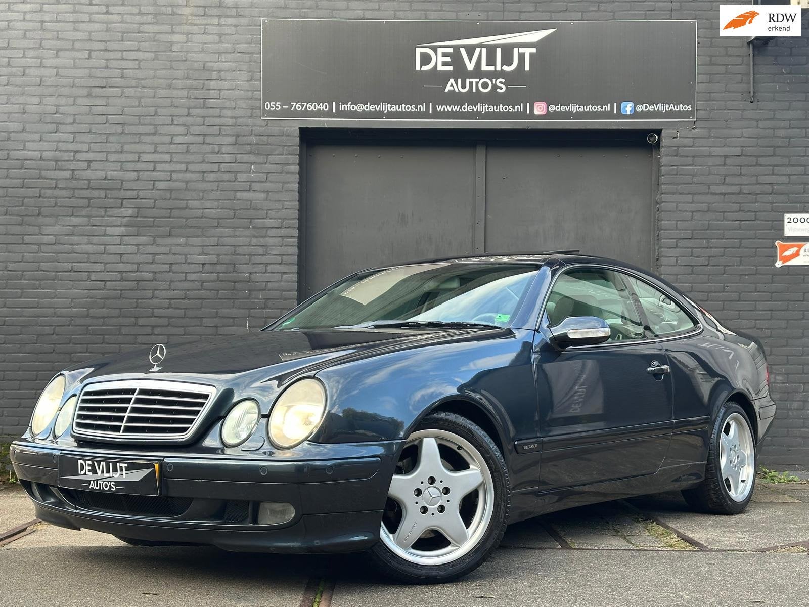 Mercedes-Benz CLK-klasse Coupé 320 | Automaat | Schuifdak |, 745 kg, Achterwielaandrijving, Gebruikt, 4 stoelen