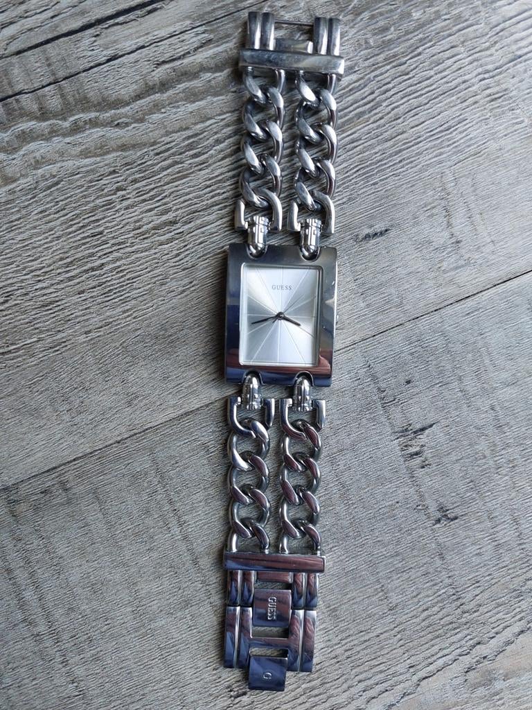 Roestvrijstaal Guess dameshorloge, Sieraden, Tassen en Uiterlijk, Horloges | Dames, Staal, Staal, Guess, Polshorloge