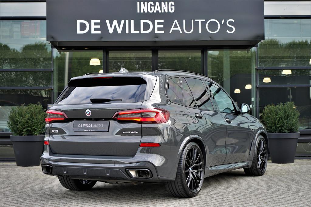 BMW X5 xDrive45e M-sport M-seats H/K Carbon Stoelventilatie, Gebruikt, 394 pk, Vierwielaandrijving, Hybride Elektrisch/Benzine