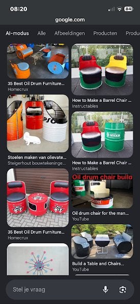 ijzeren vaten tonnen/wijdhals vat/barbecue/bondelvat, Ophalen, Gebruikt, Vuurton