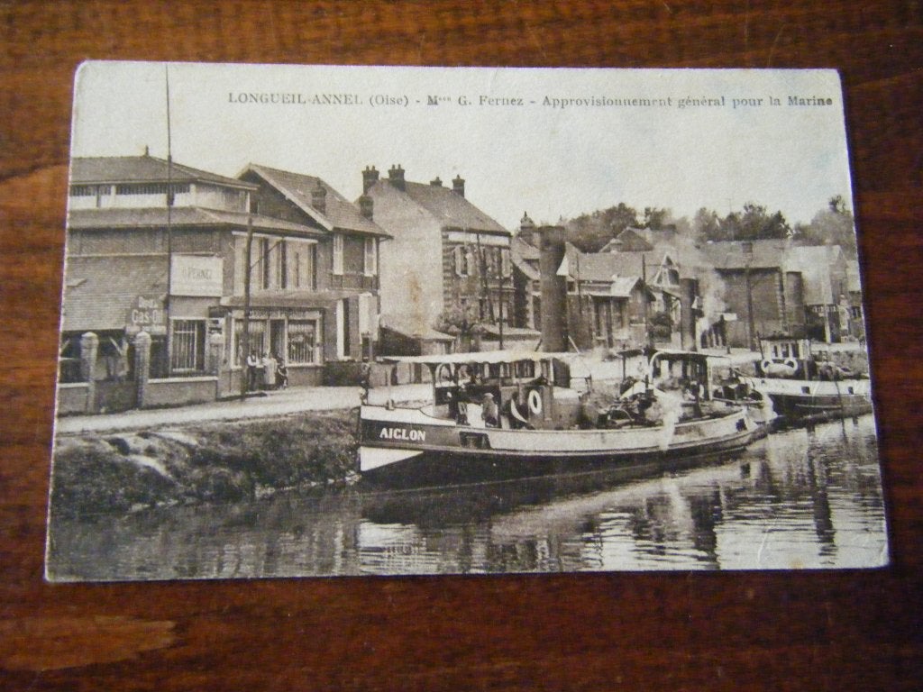 S43 - Schip / Schepen - Longueil-Annel - Oise - Binnenvaart, Ophalen of Verzenden, Gebruikt, Kaart, Foto of Prent