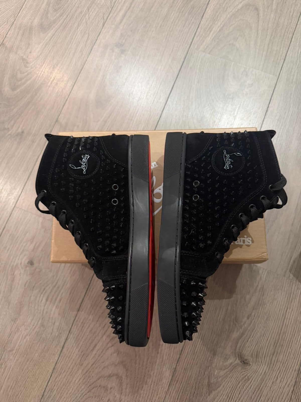 Christian Louboutin zwart, Zwart, Overige typen, Ophalen of Verzenden, Zo goed als nieuw