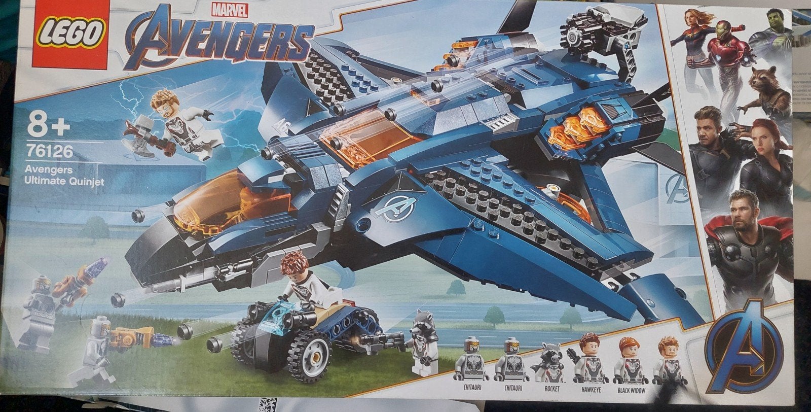 Vliegtuig Avengers Ultimate Quinjet 76126., Marvel, Lego, Ophalen of Verzenden, Zo goed als nieuw