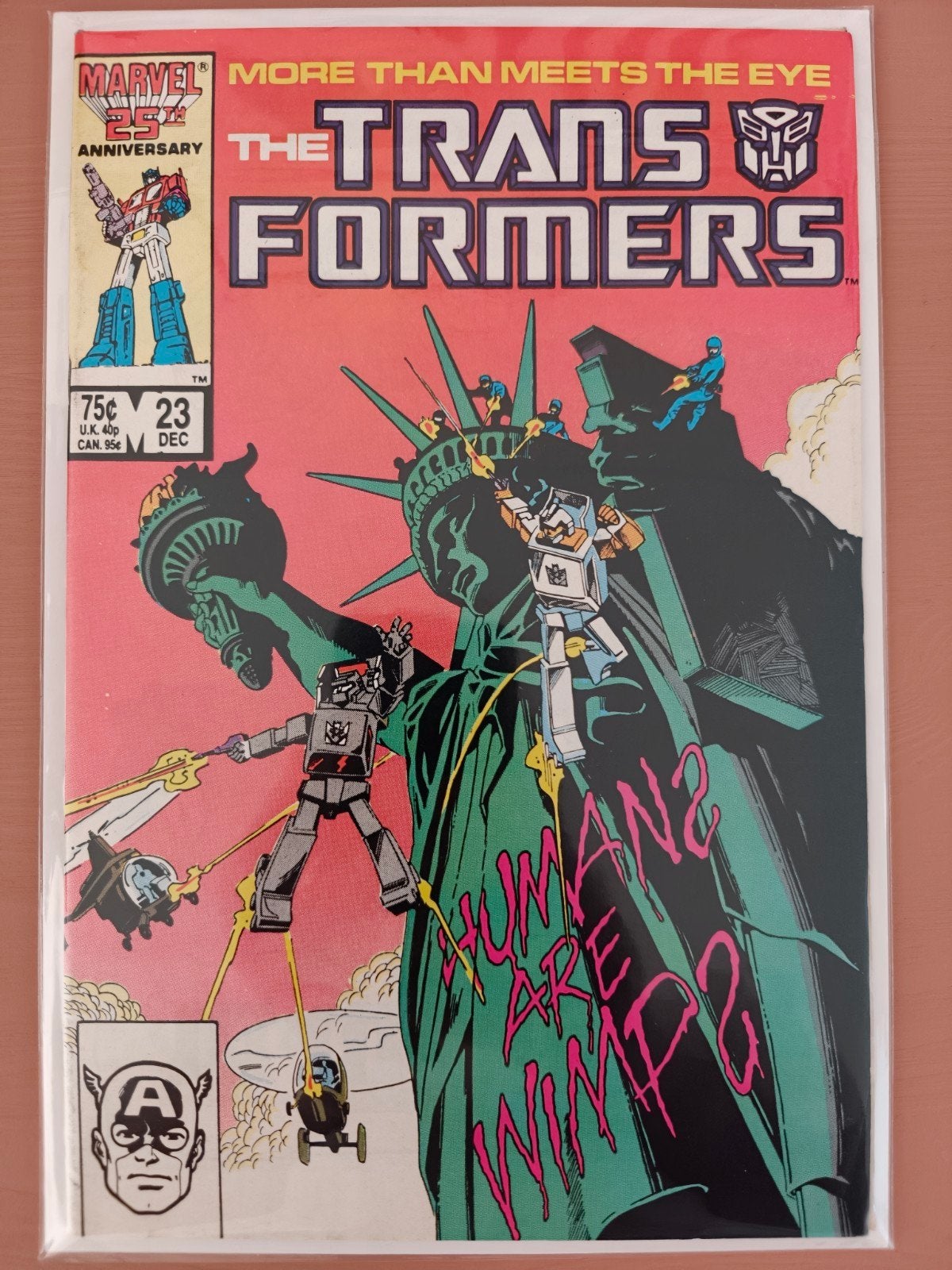 Transformers #23 (1986), Eén comic, Amerika, Marvel Comics, Ophalen of Verzenden