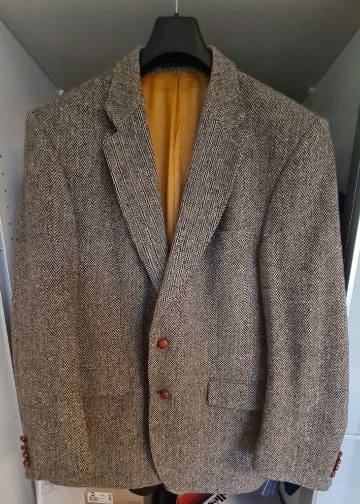 Heren Colbert Maat 58 Donegal Tweed by Magee Ireland maat 58, Ophalen of Verzenden, Gedragen, Maat 56/58 (XL), Bruin