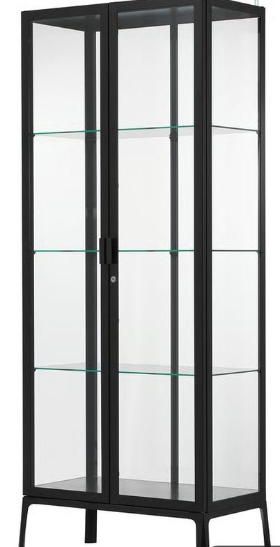 Gezocht: 2 glazen legplanken vitrinekast Milsbo Ikea, Zo goed als nieuw, 150 tot 200 cm, 25 tot 50 cm, 50 tot 100 cm