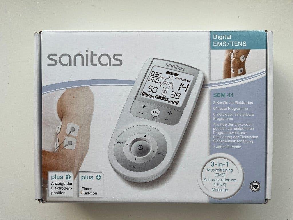 EMS/Tens voor spiermassage en pijnverlichting - Sanitas, Ophalen of Verzenden, Zo goed als nieuw