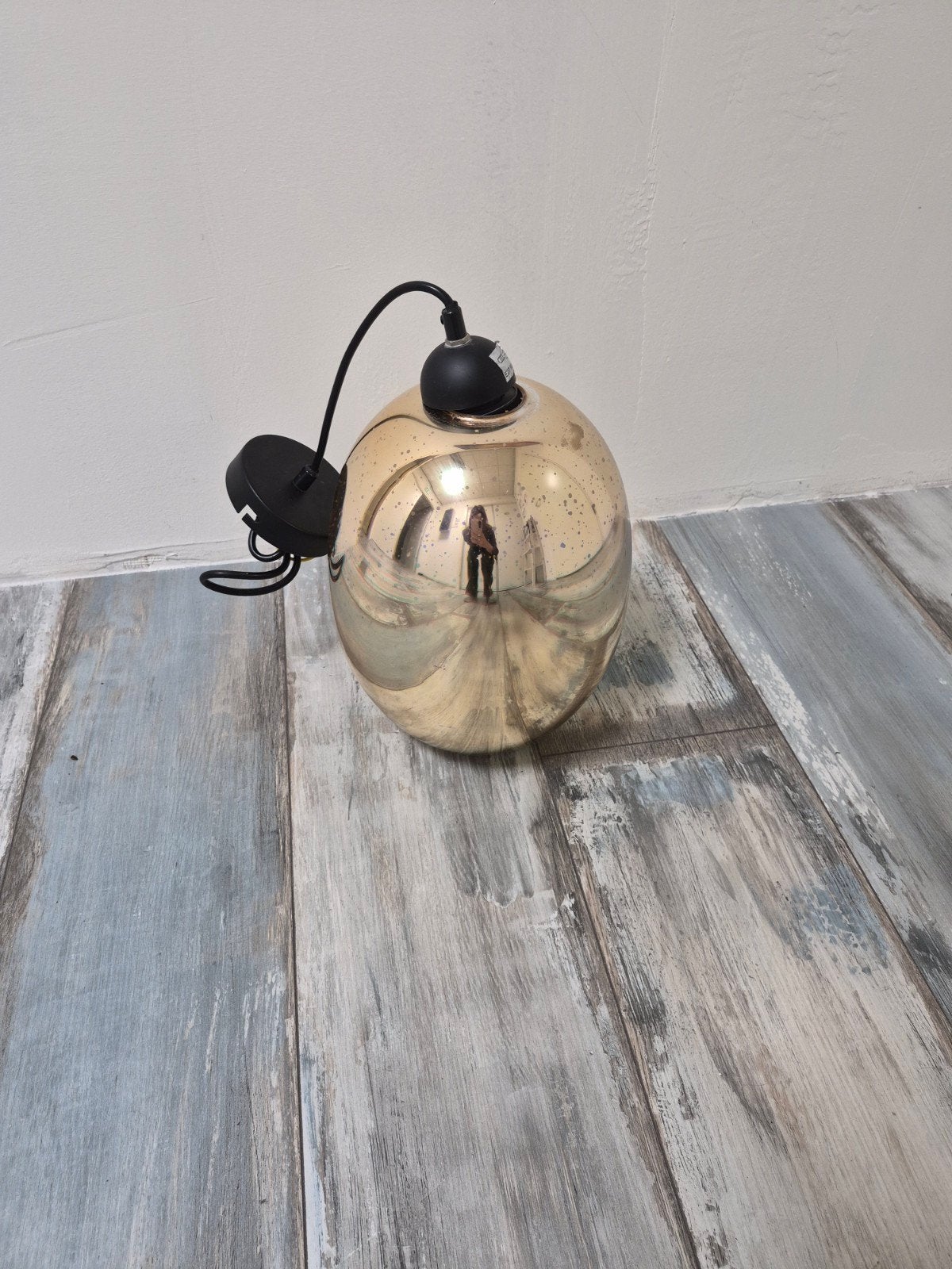 Hele leuke gouden plafondlamp, Ophalen of Verzenden, Nieuw, Industrieel, E27 (groot)