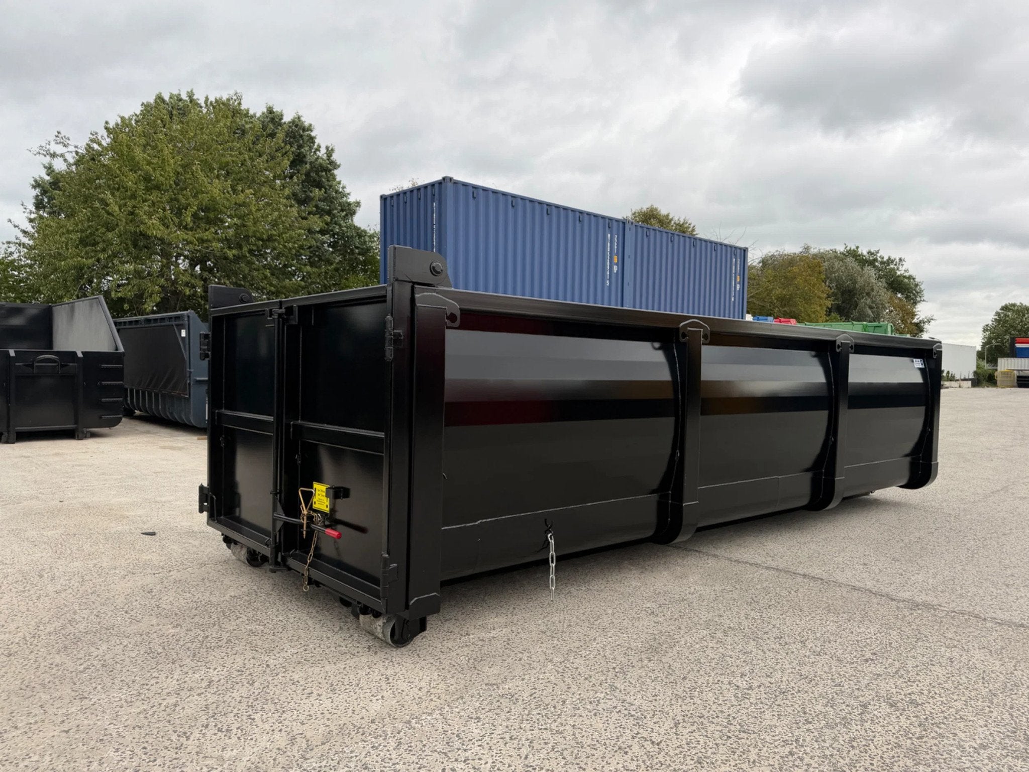 AluStahl 22m3 open container Franse deuren 2 stuks op voorra