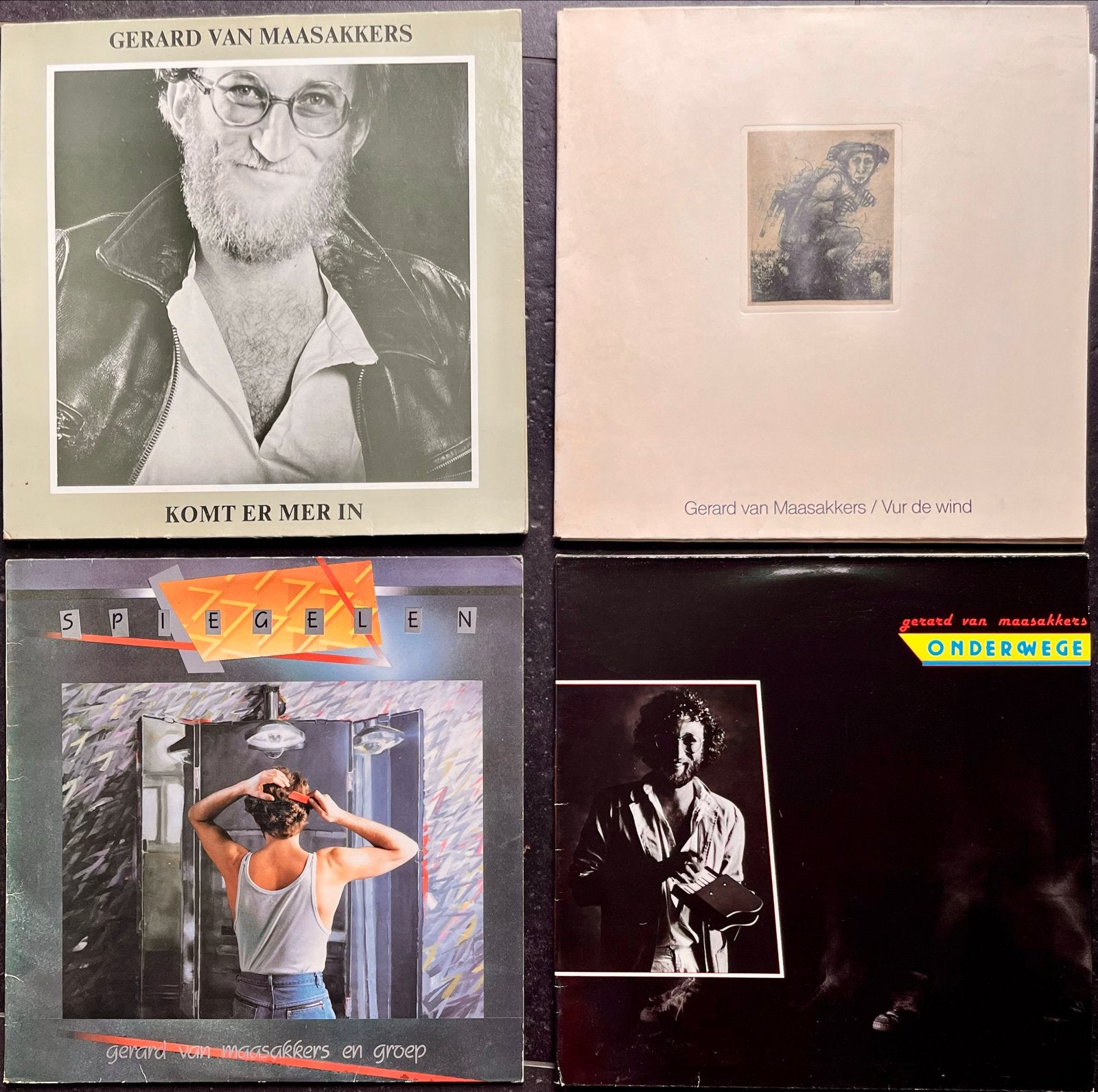 Gerard van Maasakkers LP collectie (4 stuks), Cd's en Dvd's, LP, Gebruikt, Overige genres, Ophalen of Verzenden