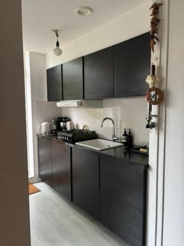Complete keuken Ikea, Huis en Inrichting, Keuken | Complete keukens, Ophalen, Gebruikt, Zwart, Enkelwandige keuken