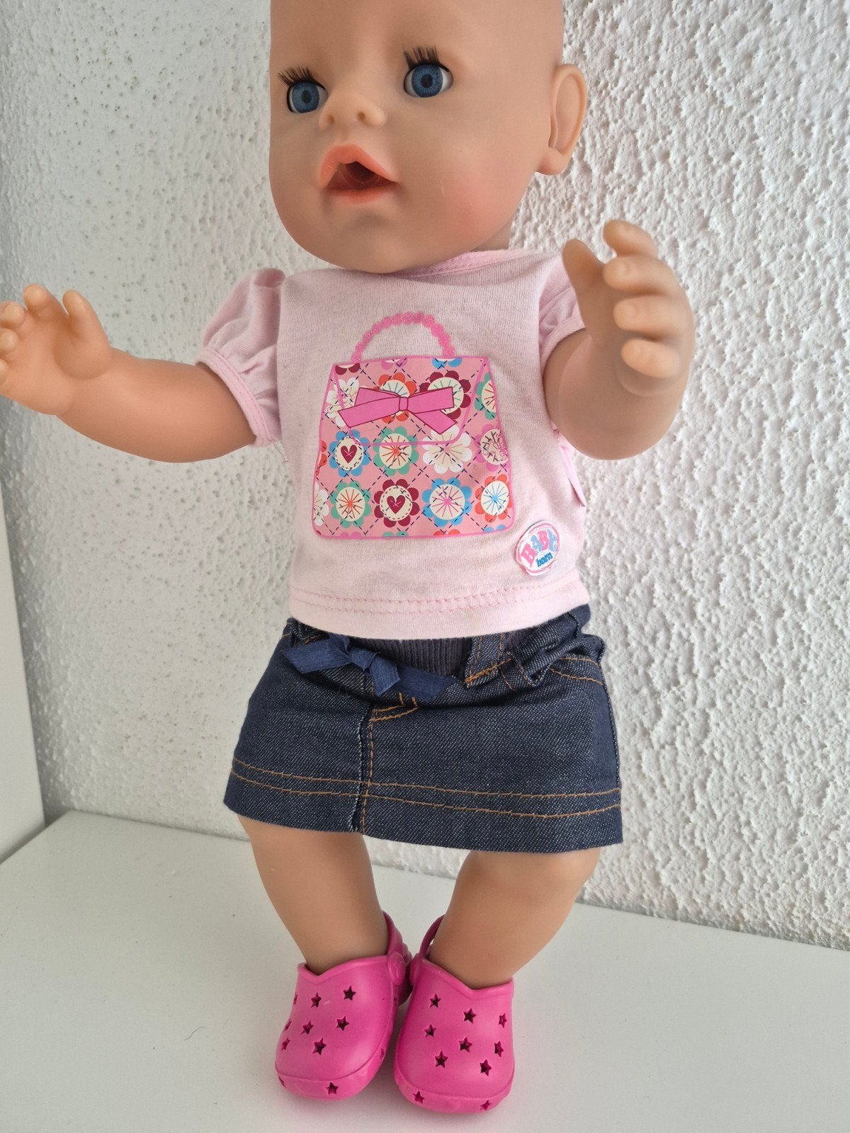 Baby Born kleertjes 3-delig setje (excl. pop), Kinderen en Baby's, Ophalen of Verzenden, Zo goed als nieuw, Babypop