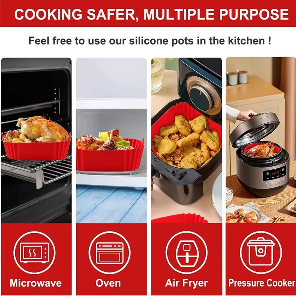 Herbruikbare accessoires voor de airfryer, Verzenden, Zo goed als nieuw